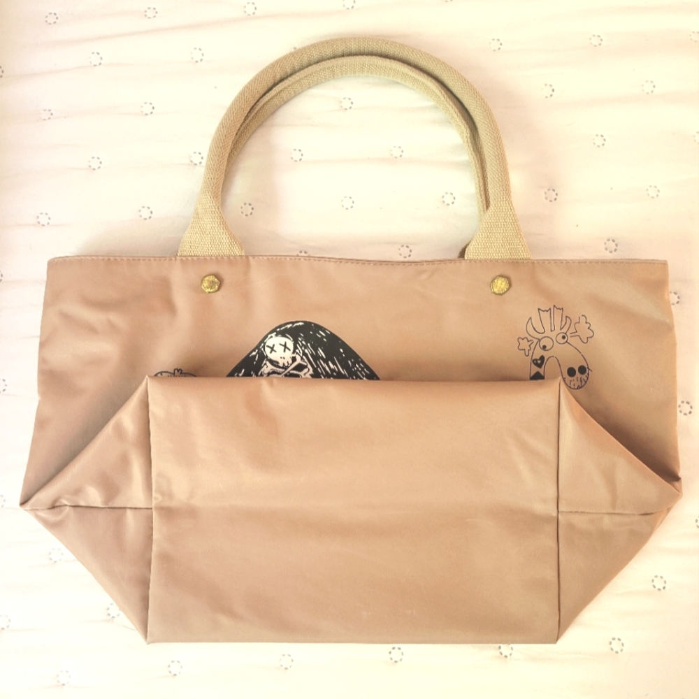 Marc by Marc Jacobs Miss Marc Pirate Nylon Tote Bag Vintage 2000s Cartoon Rare - Picture 3 of 10